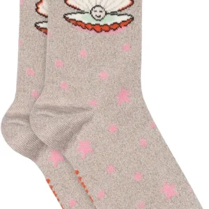 Shell Glitter Socks