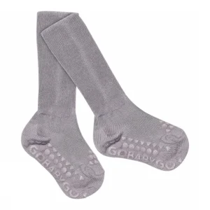 Skridsikre Strømper – Bamboo – Lavender Gray – 17/19