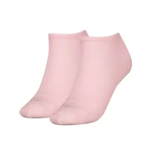 Tommy Hilfiger Strømper 2P Women Sneaker Sock Lyserosa Str 39/42 Dame