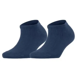 Falke Strømper 2P Women Casual Happy Sneaker Sock Kongeblå Str 35/38 Dame