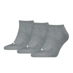 Puma Strømper 3P Cushioned Ankle Sock Grå Str 39/42