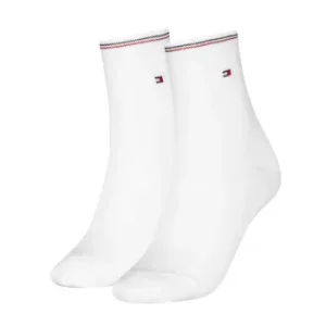 Tommy Hilfiger Strømper 2P Women Shine Short Socks Hvid Str 39/42 Dame