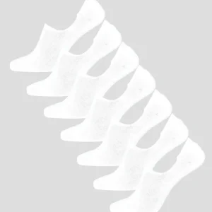 7 par JBS bambus in shoe strømper, hvid, str. 37-40