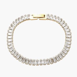 Sara - Rivière Baguette armbånd