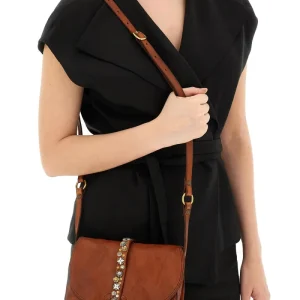 Linda crossbody taske, medium – Cognac