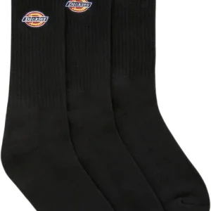 Valley Grove Embroidered Sock Black