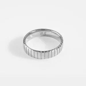 Siempre Cut band – Sølvtonet ring – Str. 6 – Herre – Northern Legacy