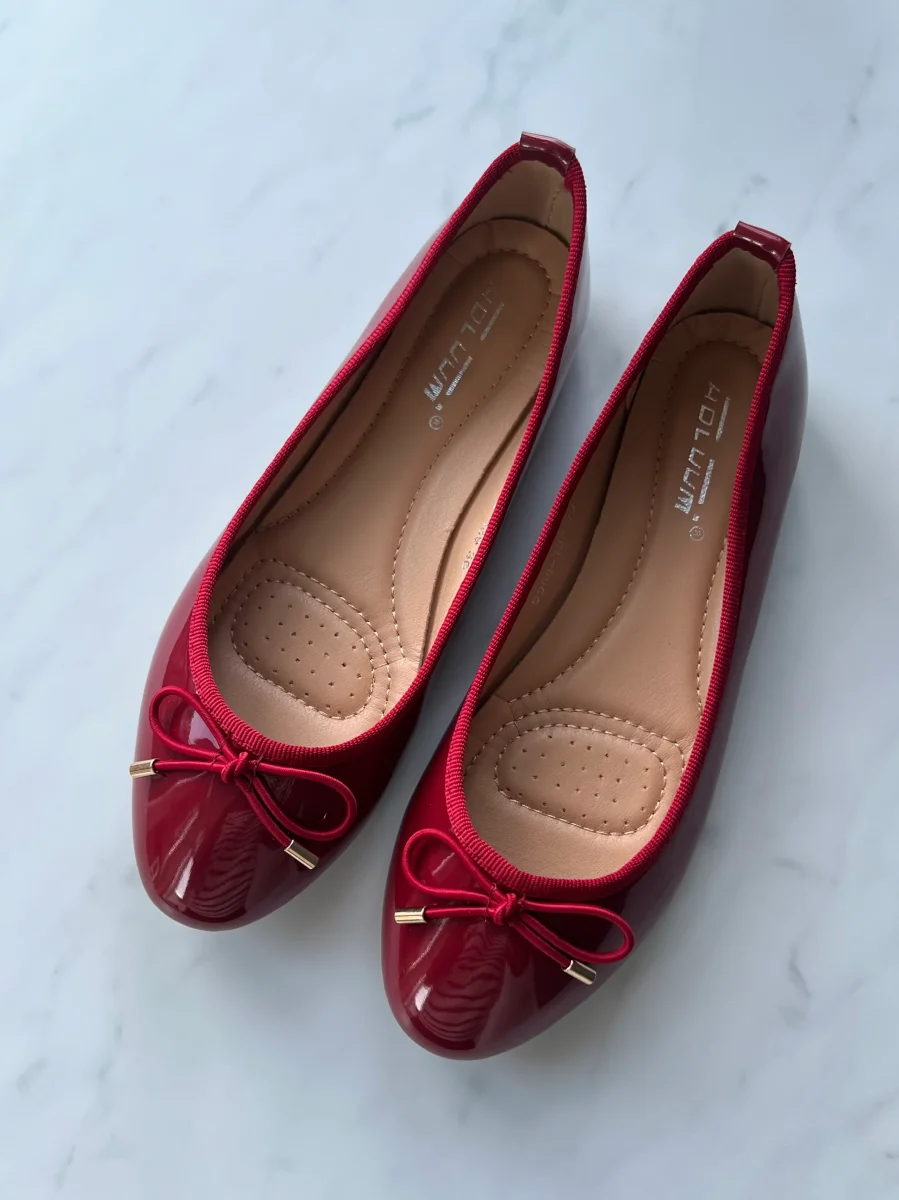 LEONORA BALLERINA – RØD – 36
