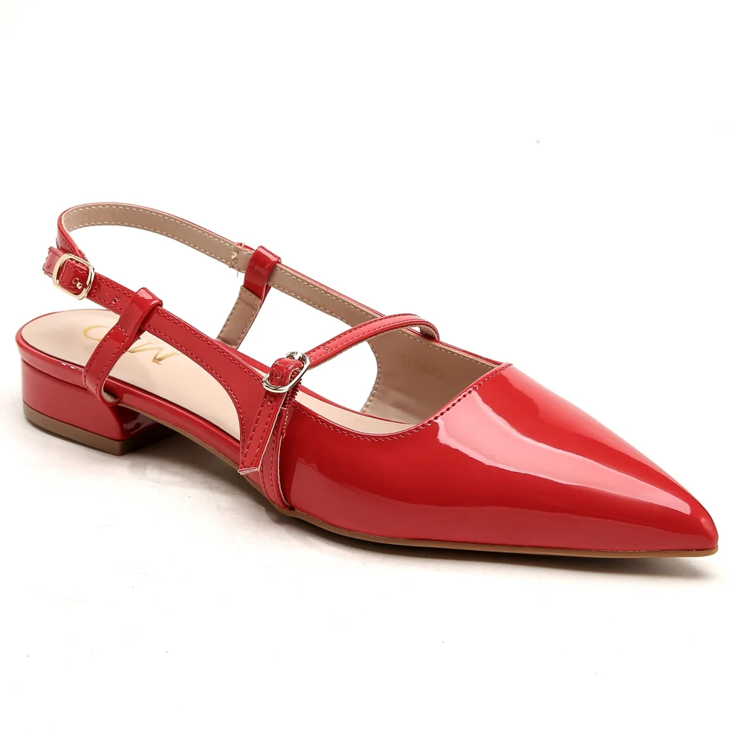 Jeanne dame sling back ballerina sko 9227 – Red