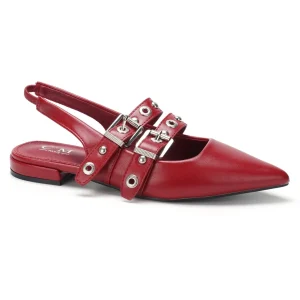 Nadja dame slingback ballerina 77-638 – Wine
