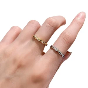 Twist Design Diamantring