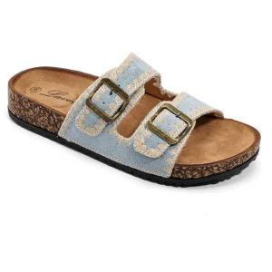 Zaira dame sandaler W2720 – Celeste