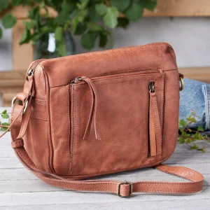 Corium – Cognac crossbody taske – Leather by Corium