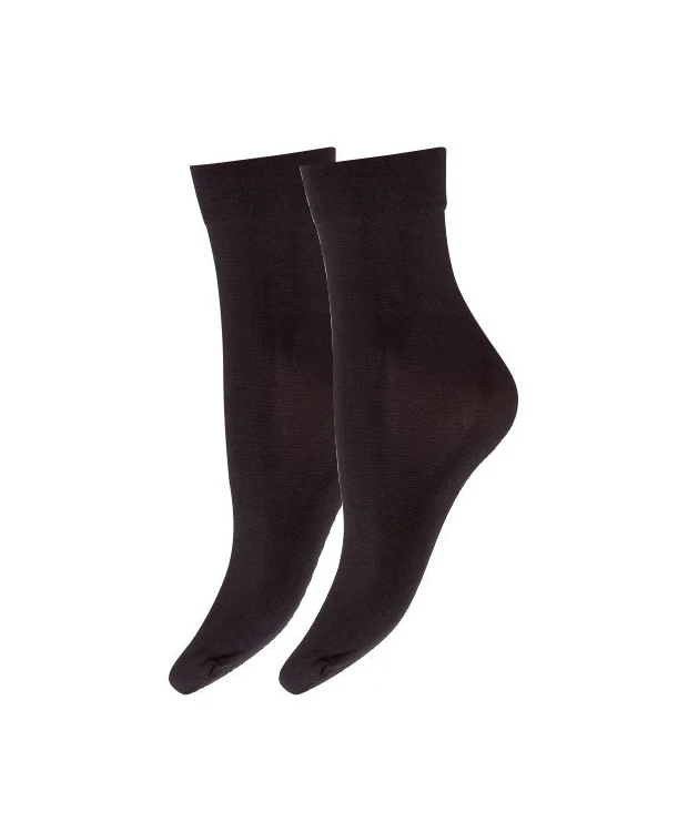 Decoy – 2-pak microfiber strømper i sort, 60 denier til kvinder - Billede 2