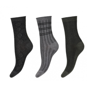 DECOY 3-pak Glimmerstrømper i gaveæske til kvinder
