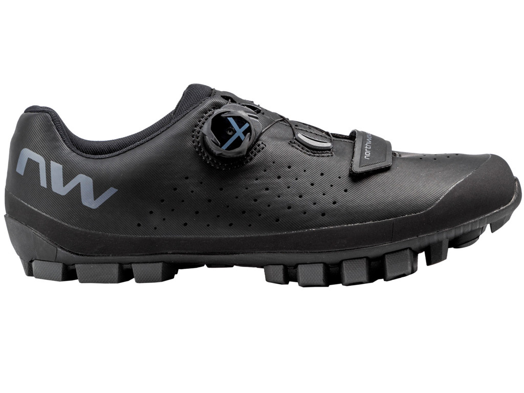Northwave-Hammer Plus Wide – Cykelsko – Sort/Mørk Grå-44,5 - Billede 2
