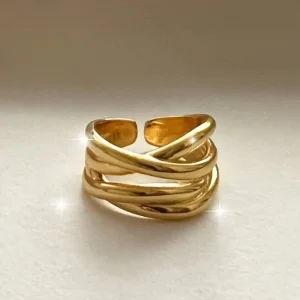 Elegante Twist Stack Ringe (Guld & Sølv)