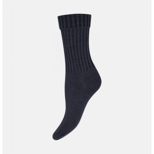 JBS Of Denmark Women uld ankelsokker i dark grey melange til kvinder