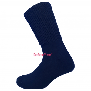 ReflexWear® Comfort & Diabetes tykke strømper i sort. Unisex
