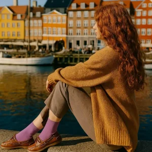 Lilla bambus strømper til kvinder, str. 36-40