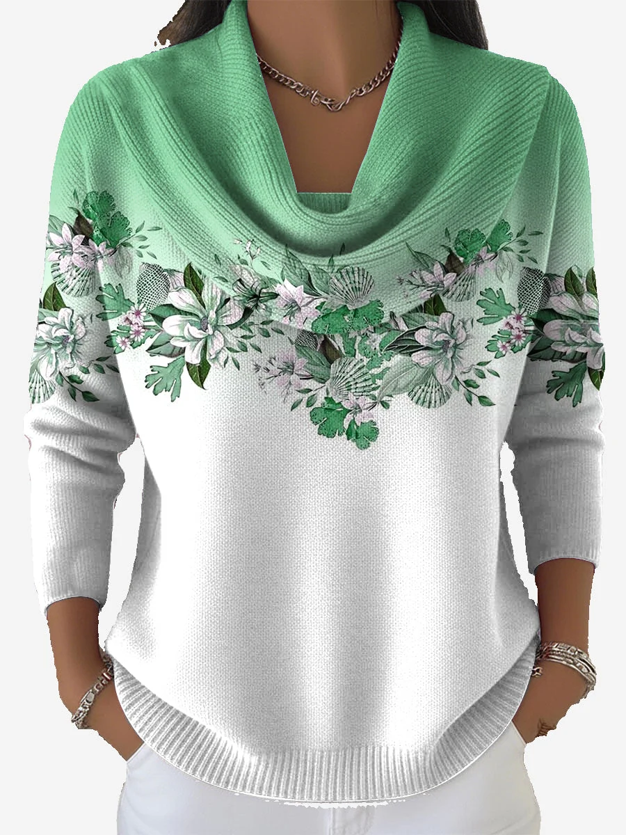 Taliah – Vintage Blomstret Sweater - Billede 5